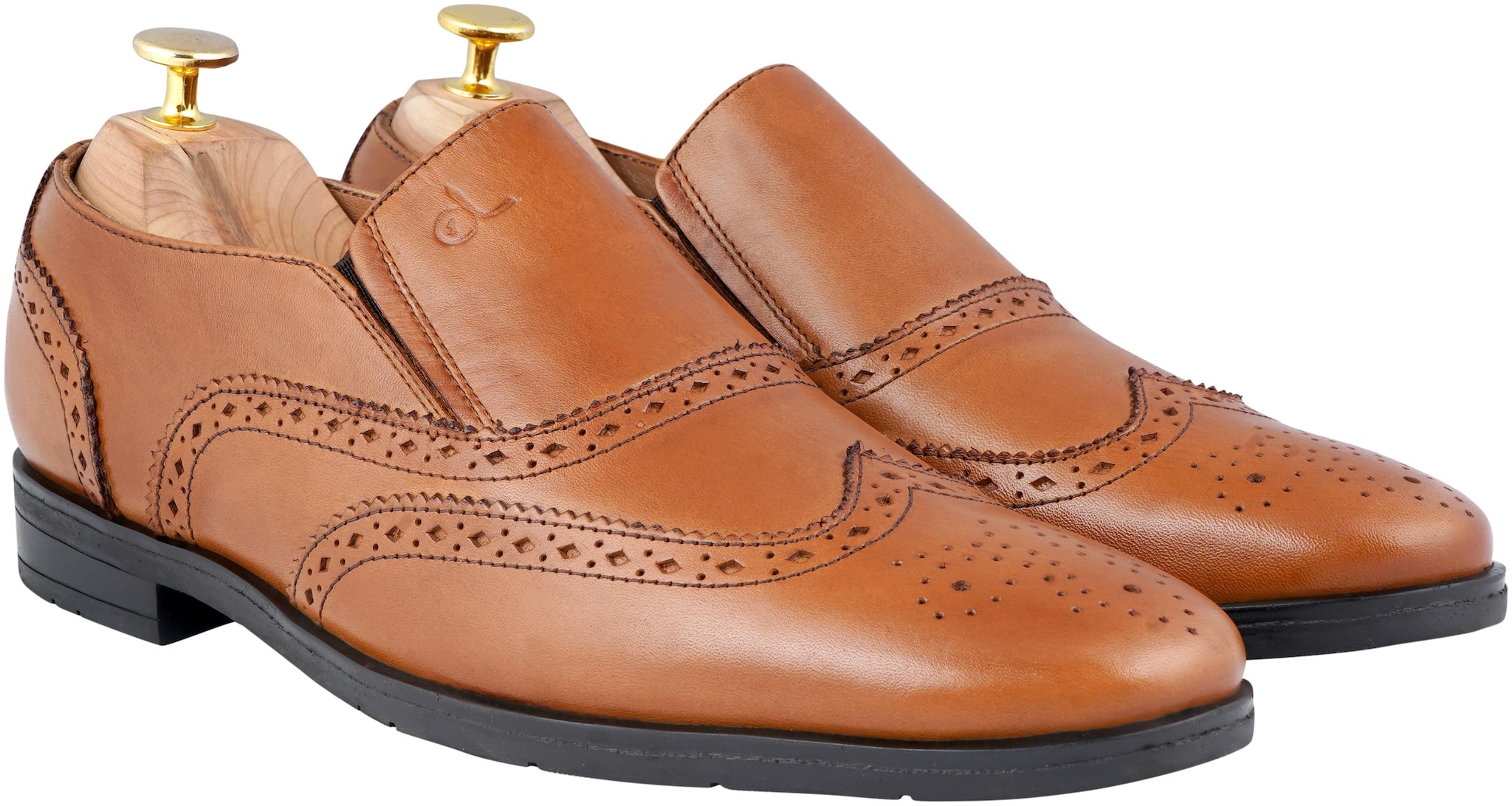 

CLOG LONDON Men Tan Brogues Formal Shoes - 18021 TAN 11
