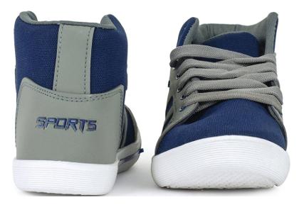 

Clymb Men Grey Classic Sneakers - Aeerrou