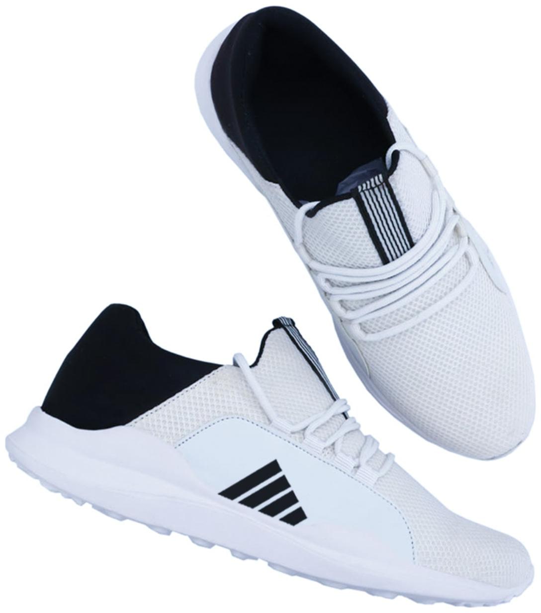 

Clymb Men NO 1 White Running Shoes ( White )