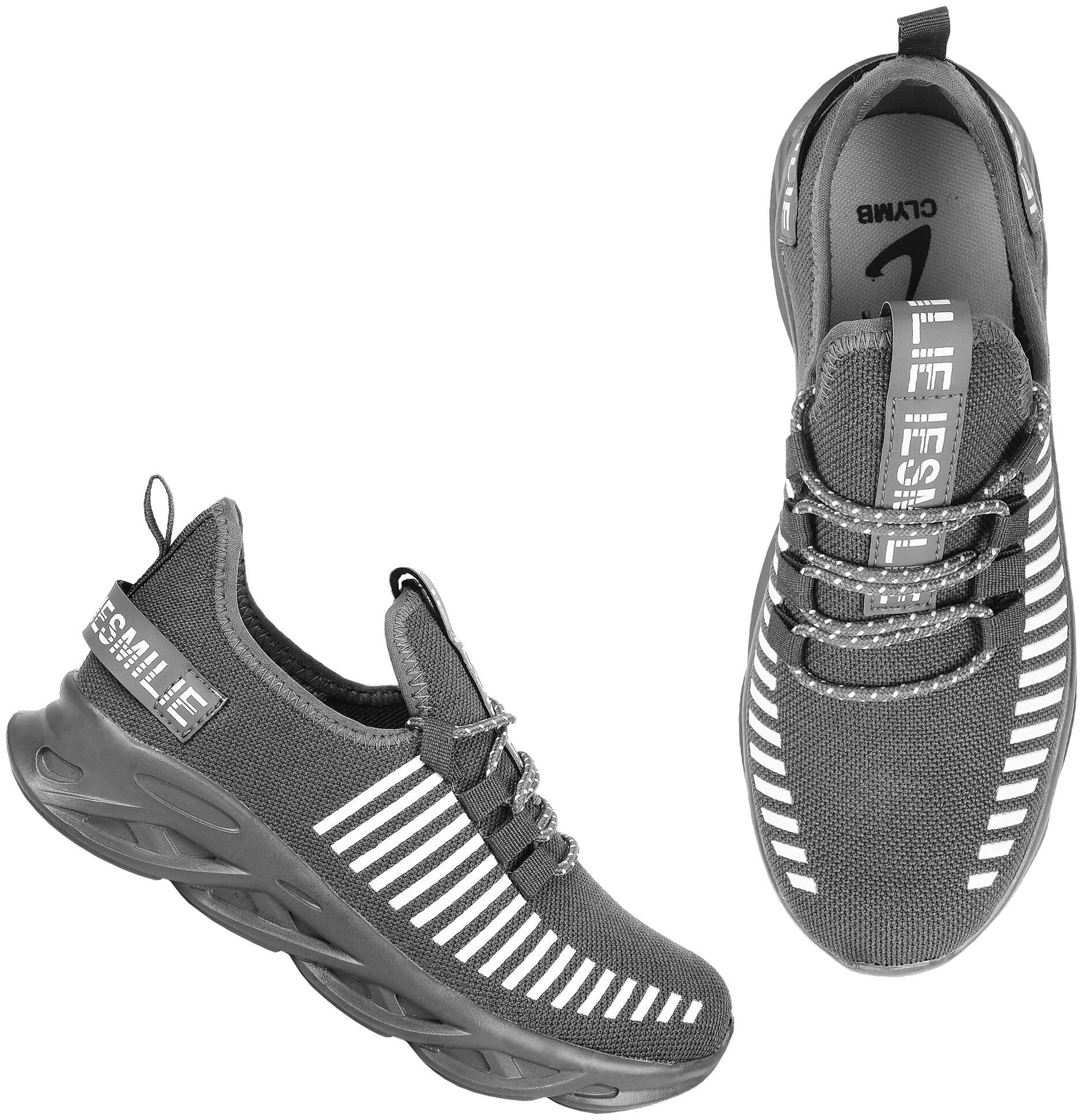

Clymb Men Running Shoes ( Grey )
