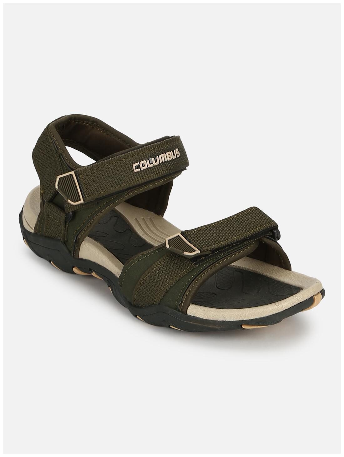 

Columbus Men Beige Sports Sandals