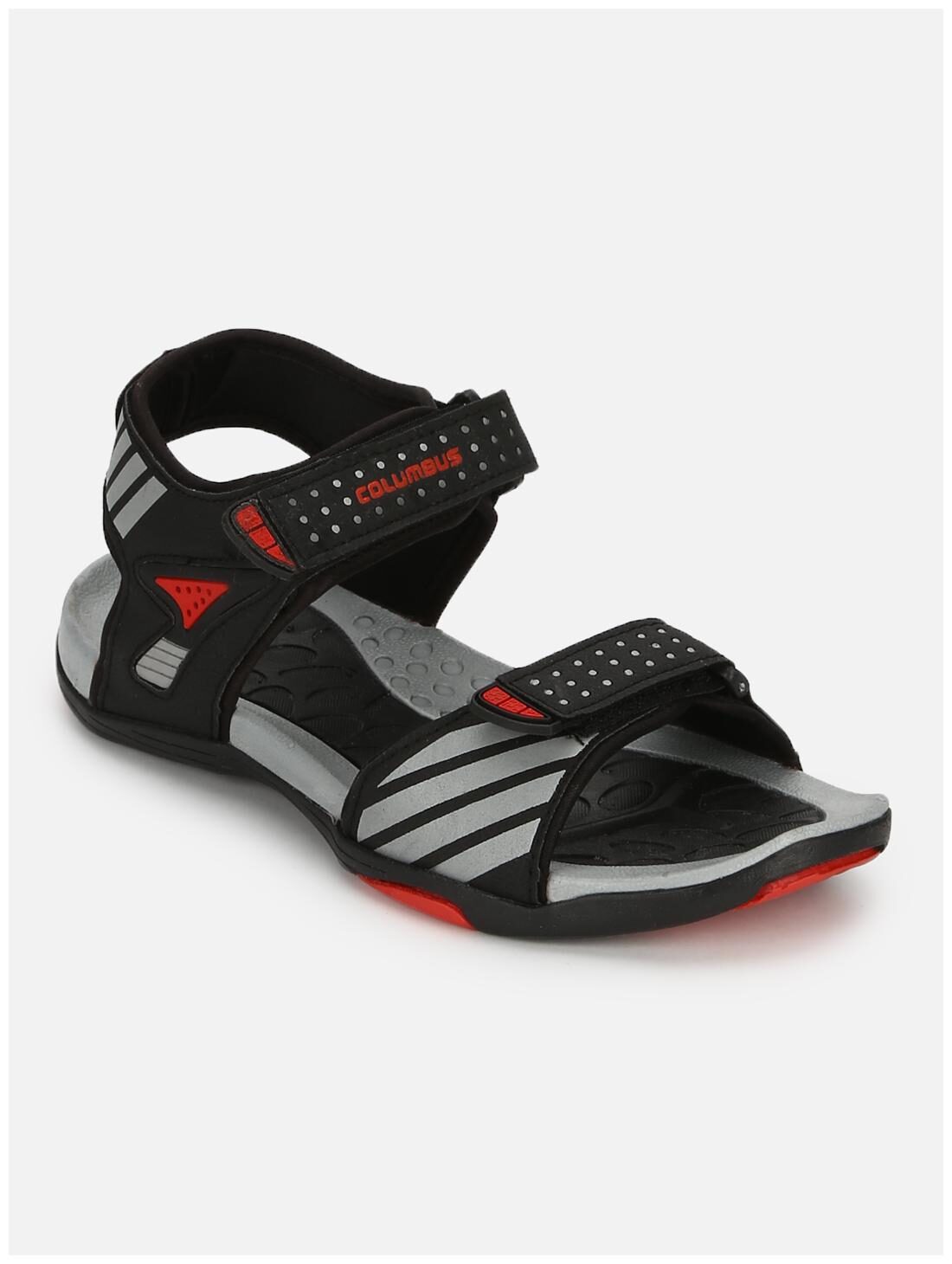

Columbus Men Black Sports Sandals