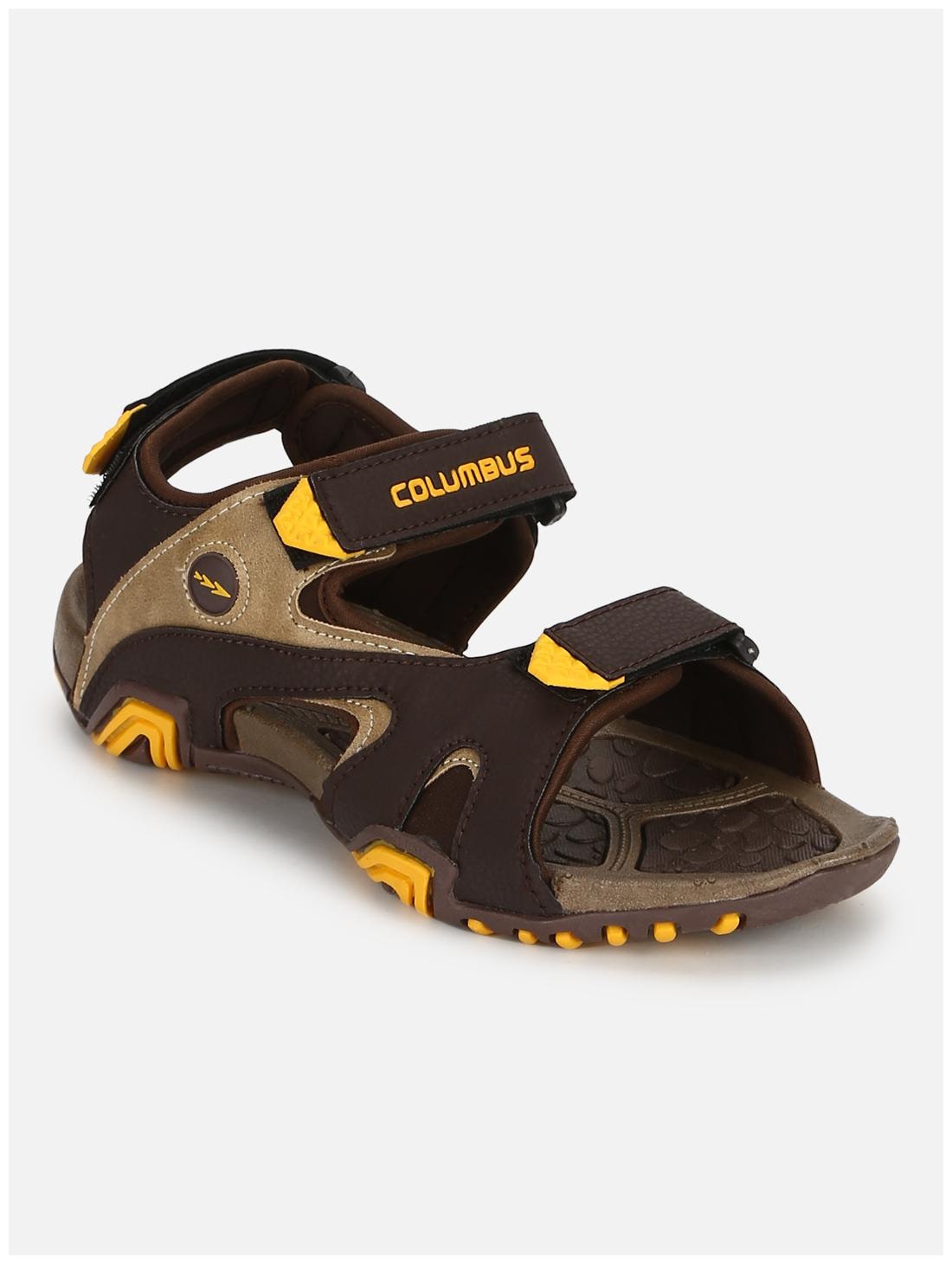 

Columbus Men Brown Sports Sandals