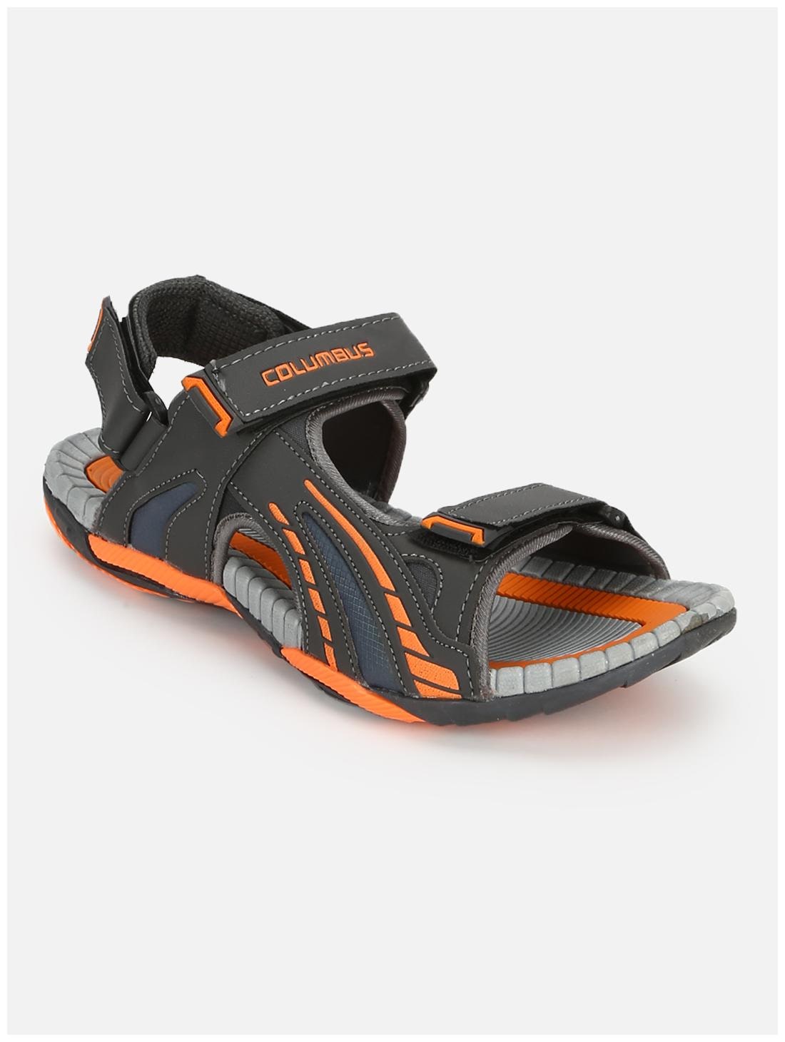 

Columbus Men Grey Sports Sandals