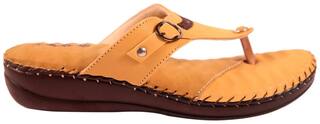 Comfywalk Women's Doctor Sole Trendy Orthopaedic Slippers Premium Design Girl comfortable Stylish slippers (Beige)