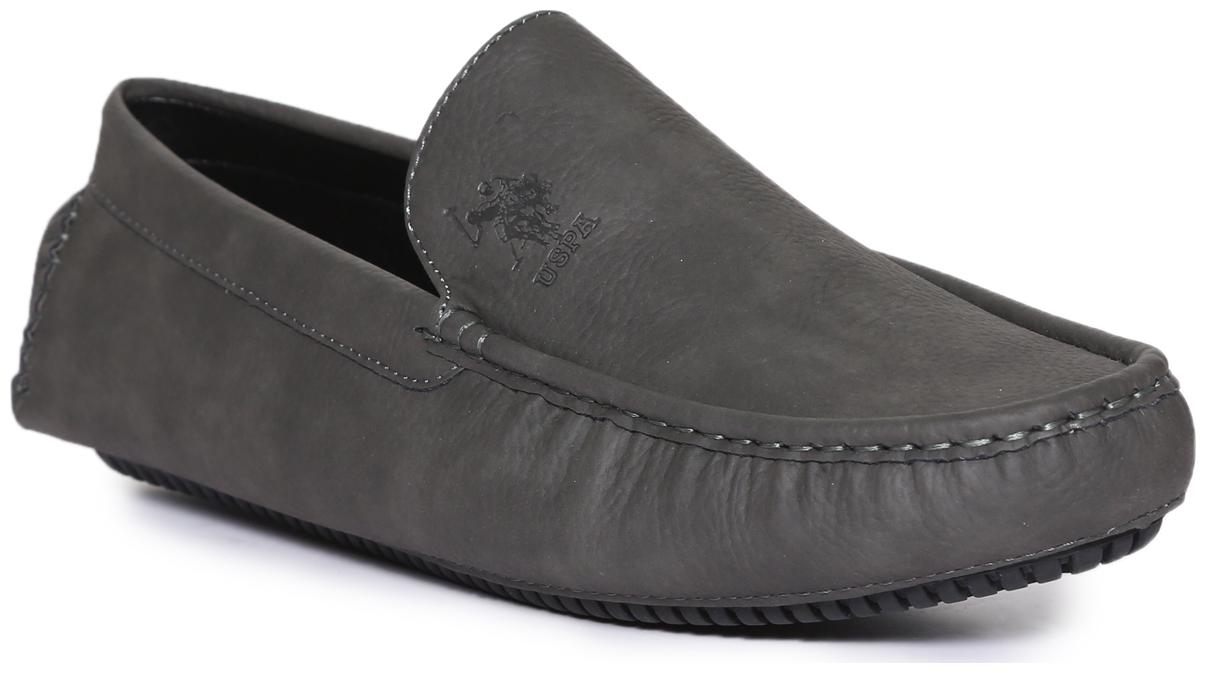 

U S Polo Assn Men Grey Loafers - 2531913107