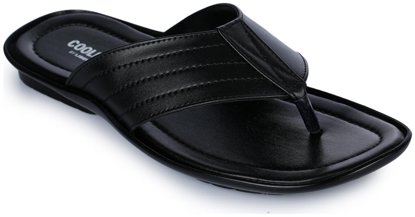 

Coolers By Liberty Men Black Formal Slippers Flip-Flops