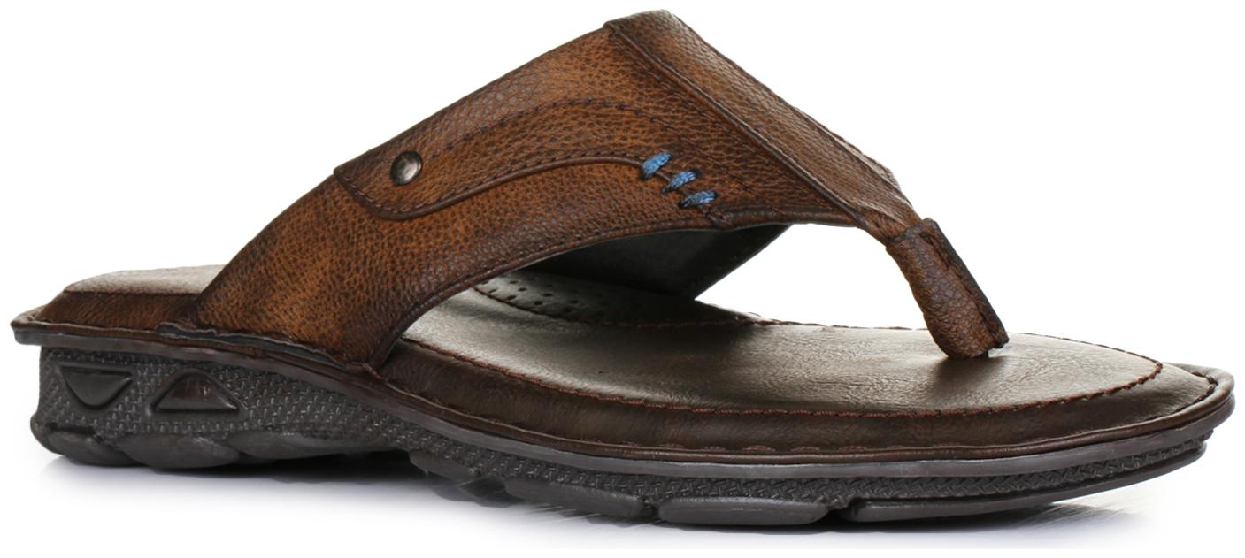 

Coolers By Liberty Men Brown Casual Slippers Flip-Flops