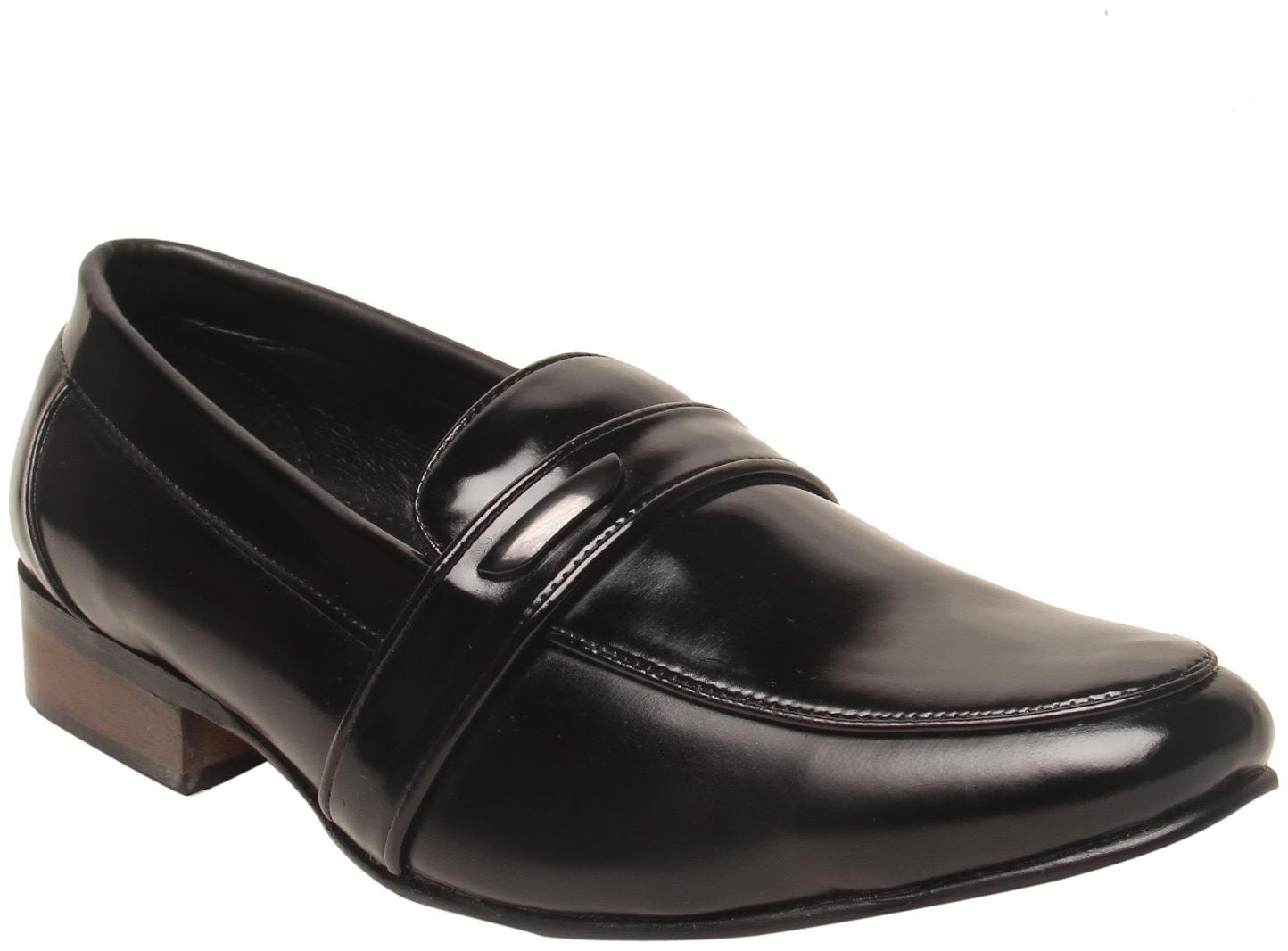 

CORLEONE Men Black Slip-On Formal Shoes - 2505-1