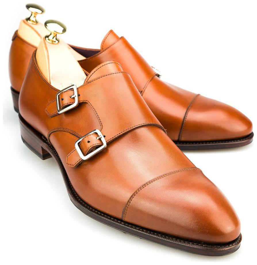 

COSTOSO ITALIANO Men Tan Monk Shoes Formal Shoes