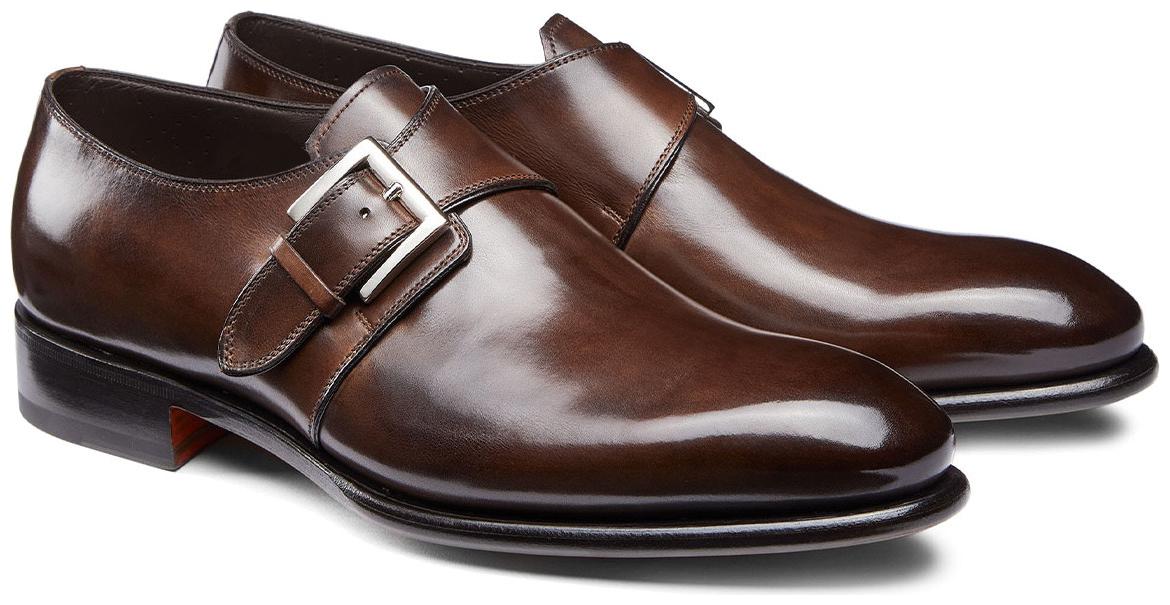 

COSTOSO ITALIANO Men Brown Monk Shoes Formal Shoes