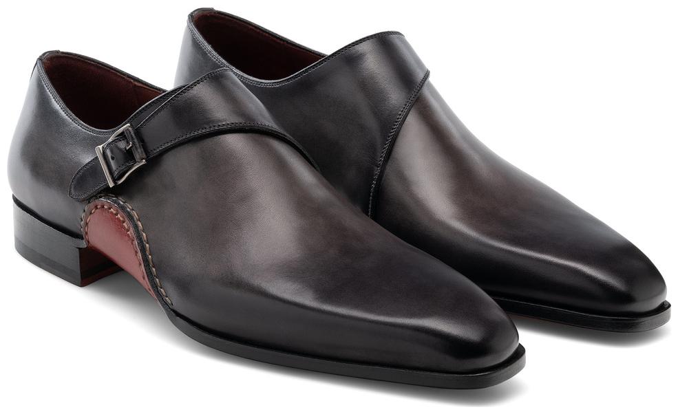

COSTOSO ITALIANO Men Black Monk Shoes Formal Shoes