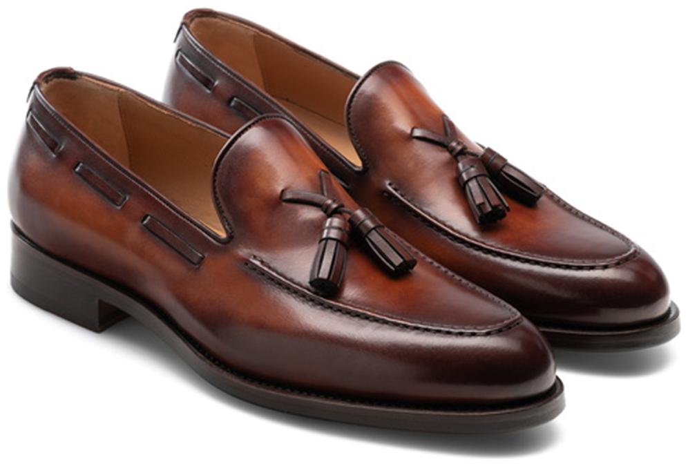 

COSTOSO ITALIANO Men Brown Slip-On Formal Shoes