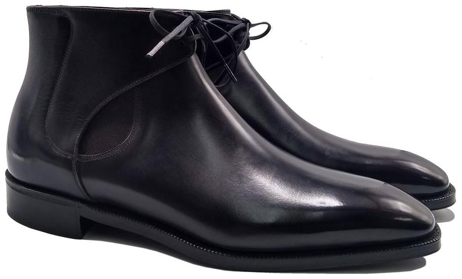 

COSTOSO ITALIANO Men Black Chelsea Boots
