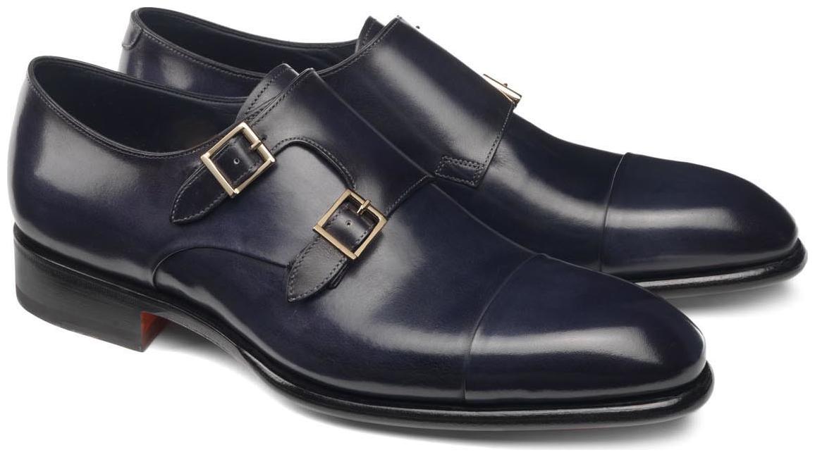 

COSTOSO ITALIANO Men Blue Monk Shoes Formal Shoes