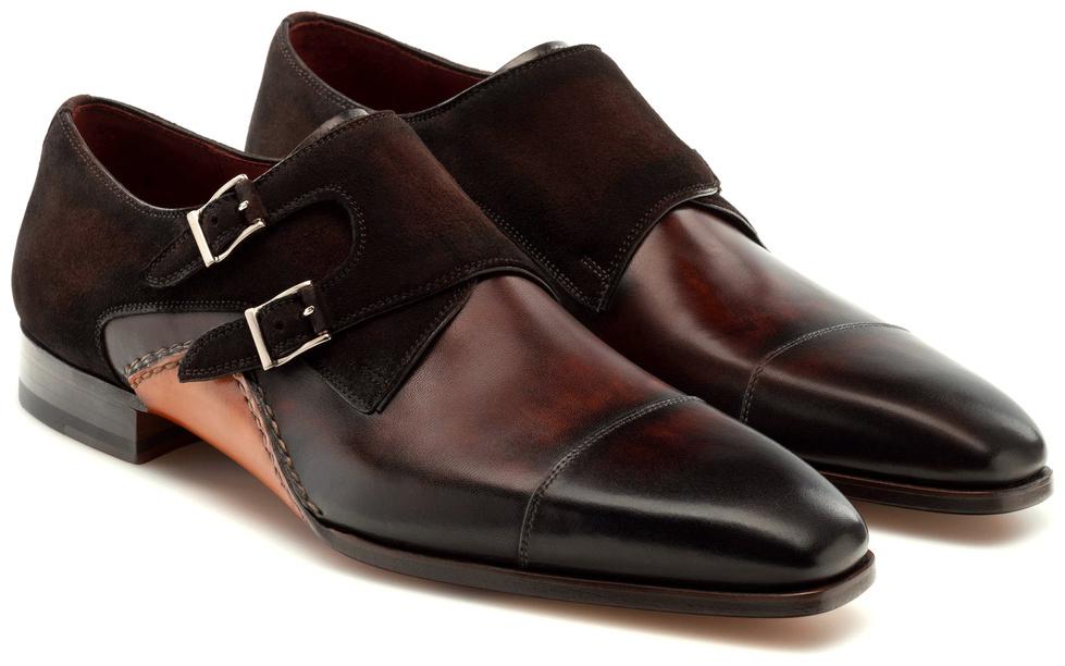 

COSTOSO ITALIANO Men Brown Monk Shoes Formal Shoes