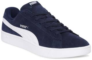 Puma Court Breaker Derby Classic Sneakers Shoes For Men (Blue)