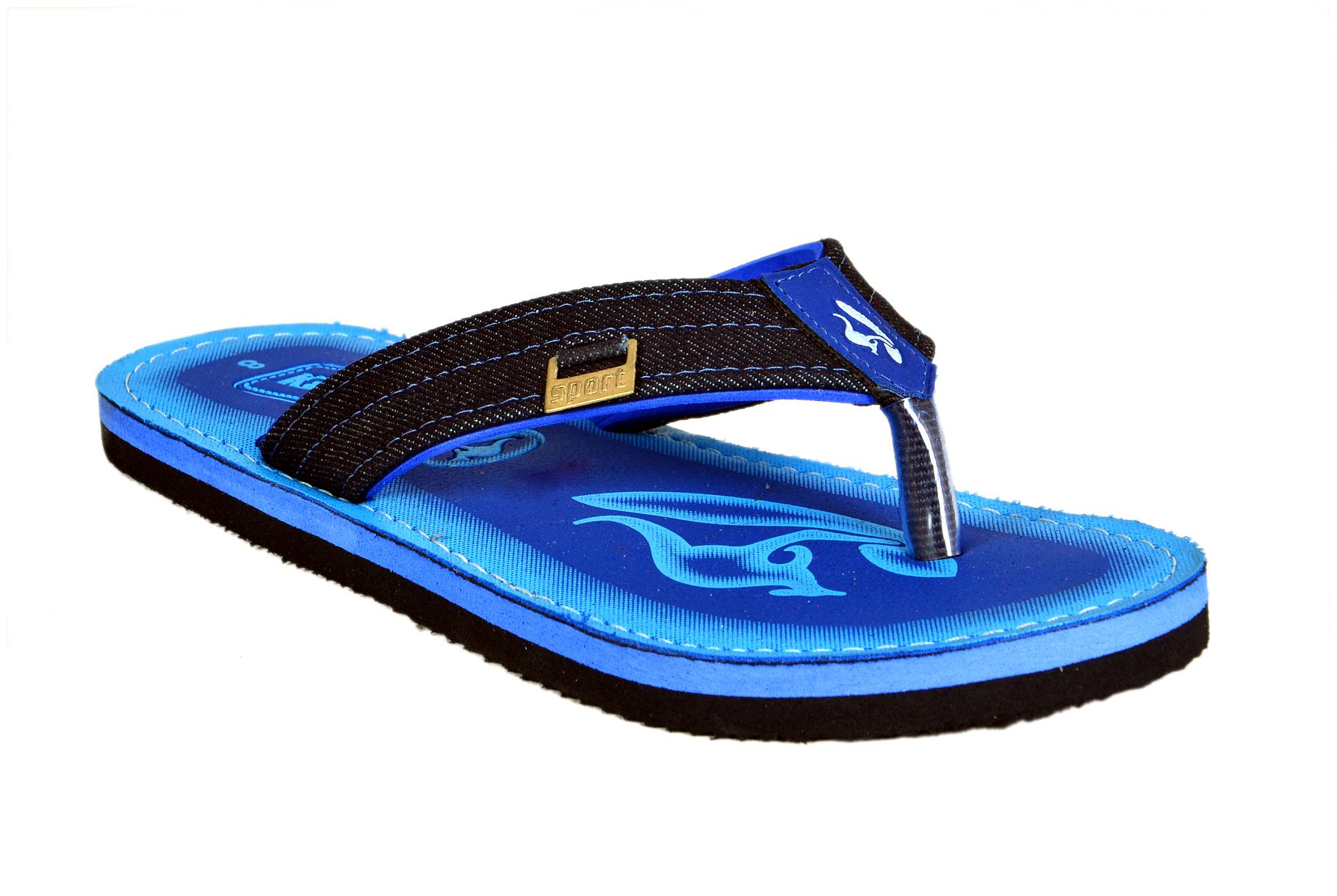

Crazy Bunny Men Blue Flip-Flops