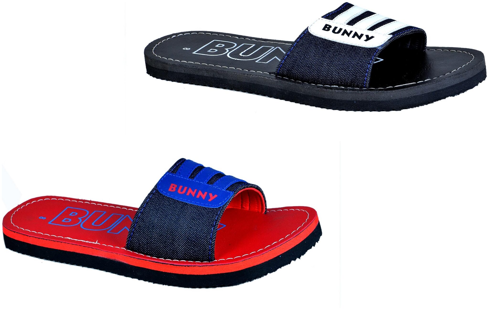 

Crazy Bunny Men s Flip Flop Combo (Pack 0f 2)