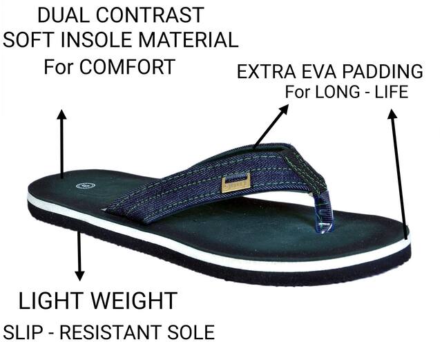 Crazy Bunny Flip-Flops For Men ( Green )