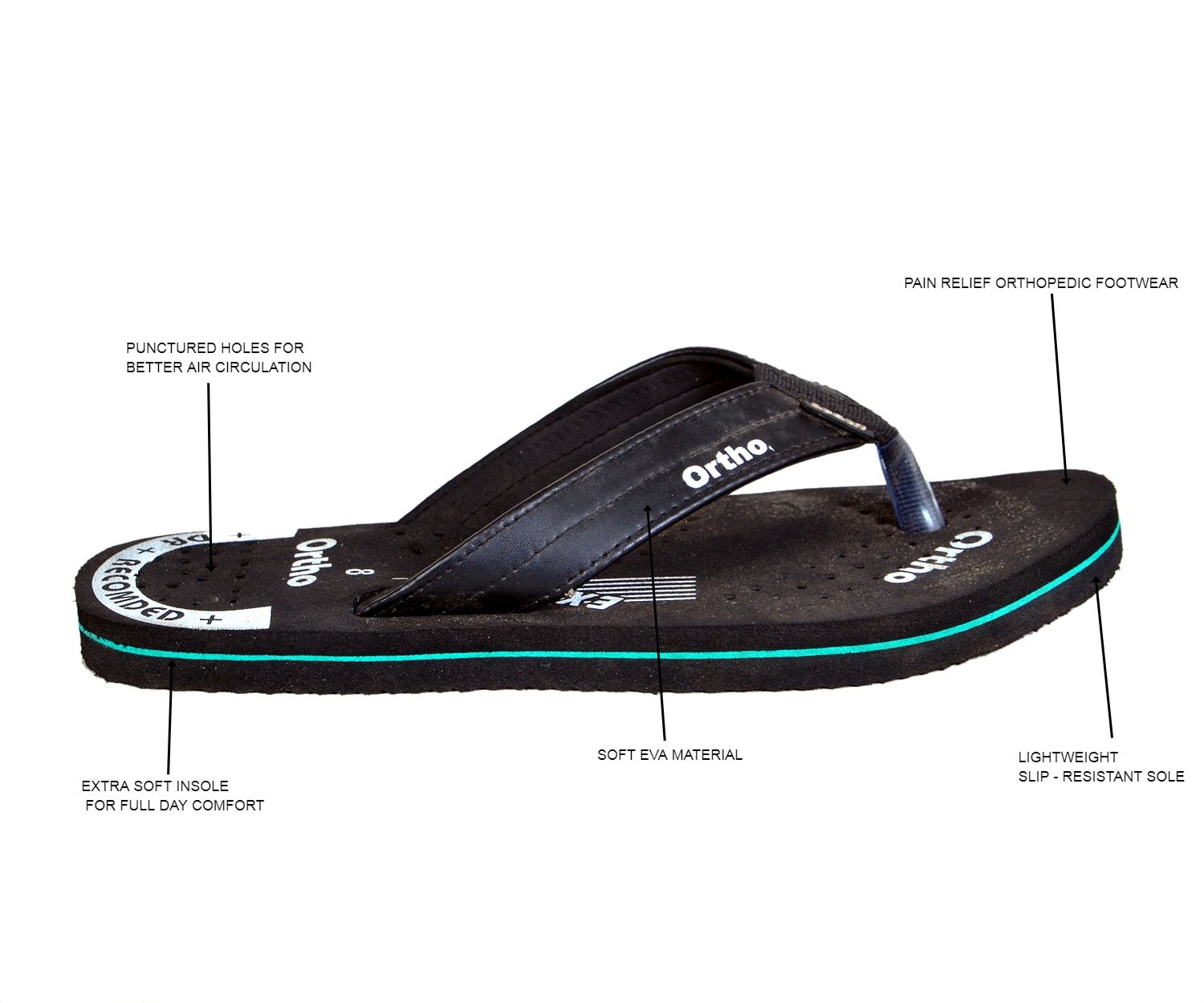 

Crazy Bunny Men Black Casual Slipper