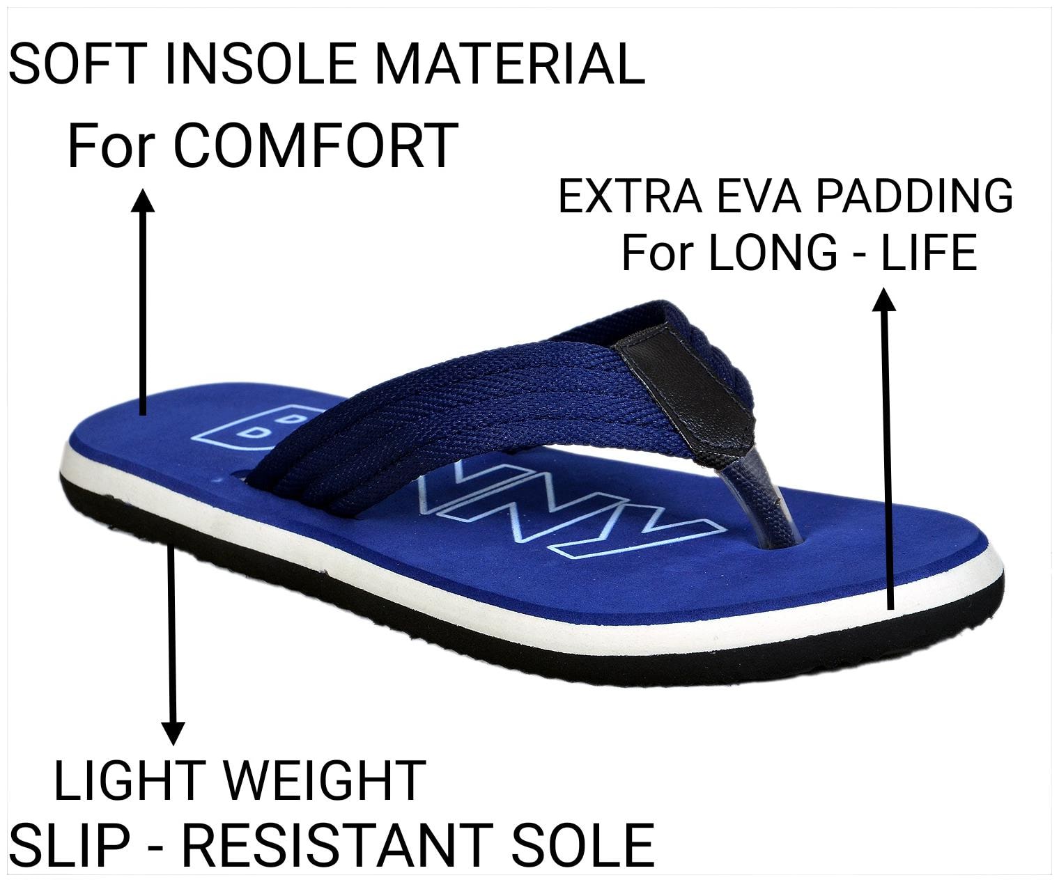 

Crazy Bunny Men Blue Outdoor Slippers
