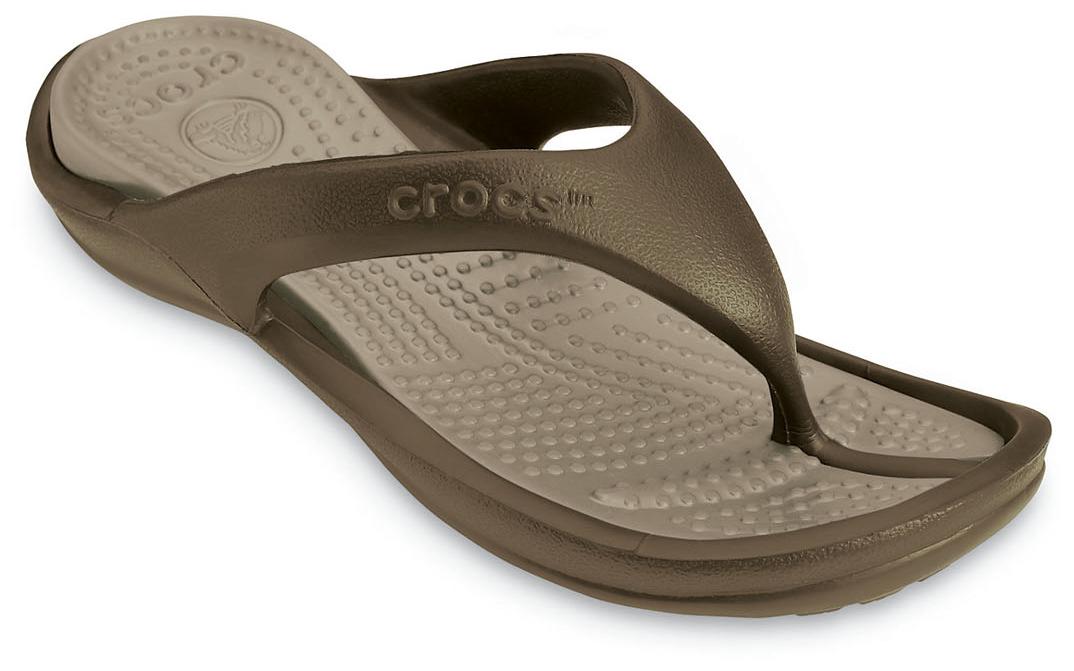 men's athens crocs flip flops