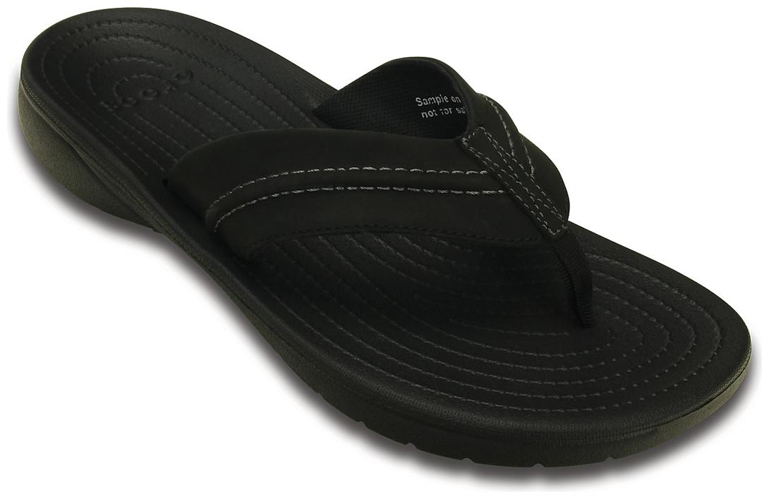 

Crocs Men s Black Yukon Flip Flops
