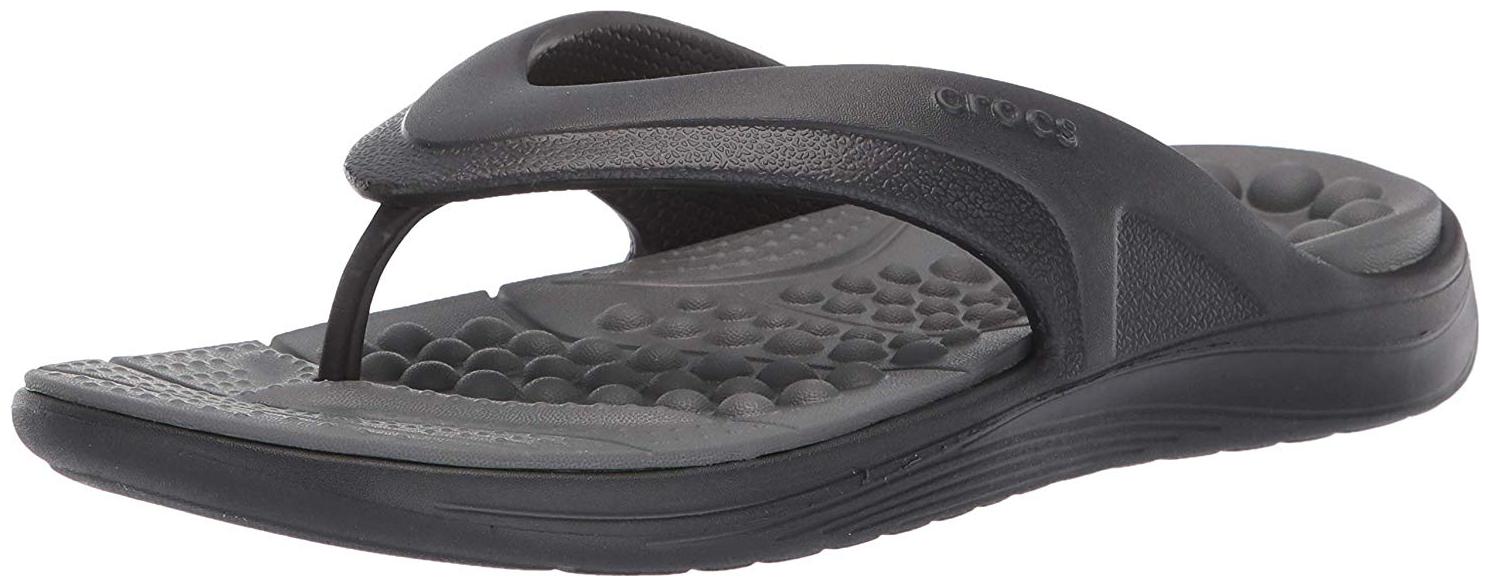 

Crocs Black Slippers Flip Flops For Men