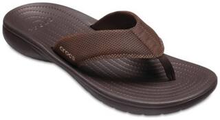 Crocs Men's Brown Bogota Flip Flops