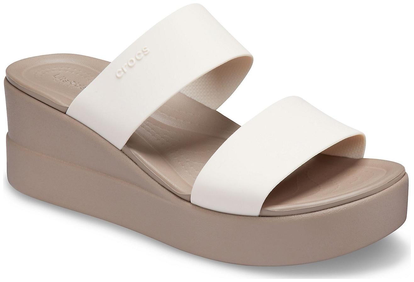 

Crocs Women s White Brooklyn Heels