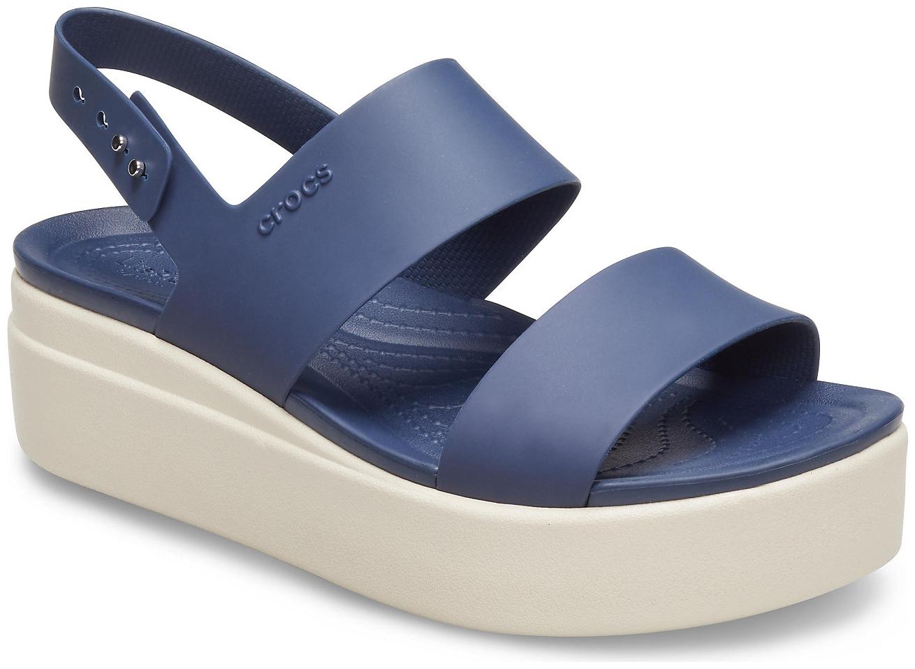 

Crocs Women s Blue Brooklyn Heels