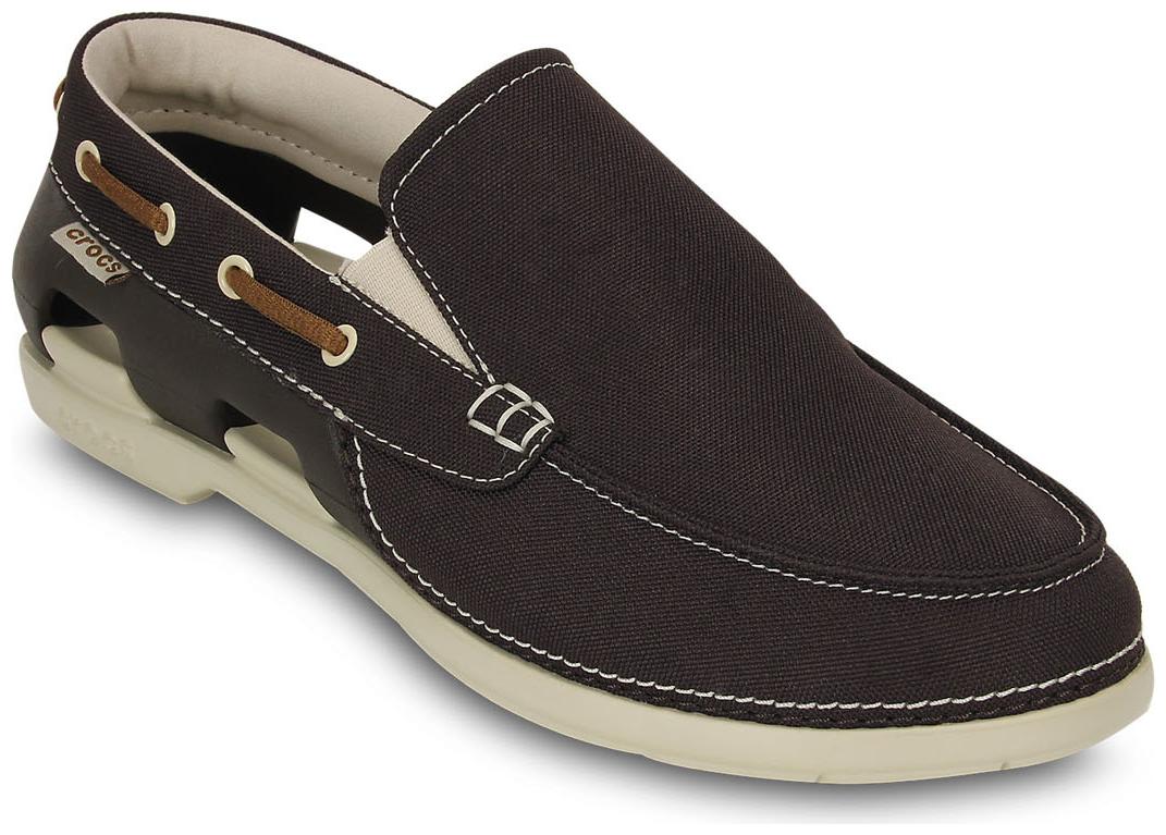 

Crocs Men s Brown Beach Line Casual Shoes