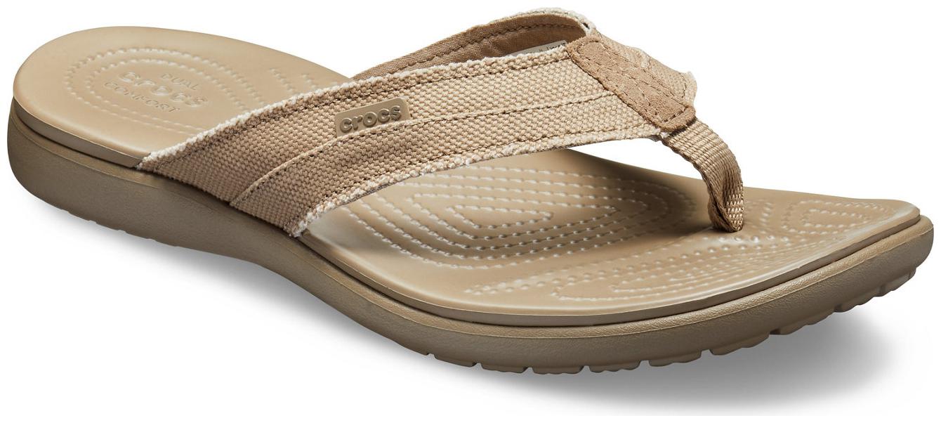 

Crocs Men s Black Santa Cruz Flip Flops
