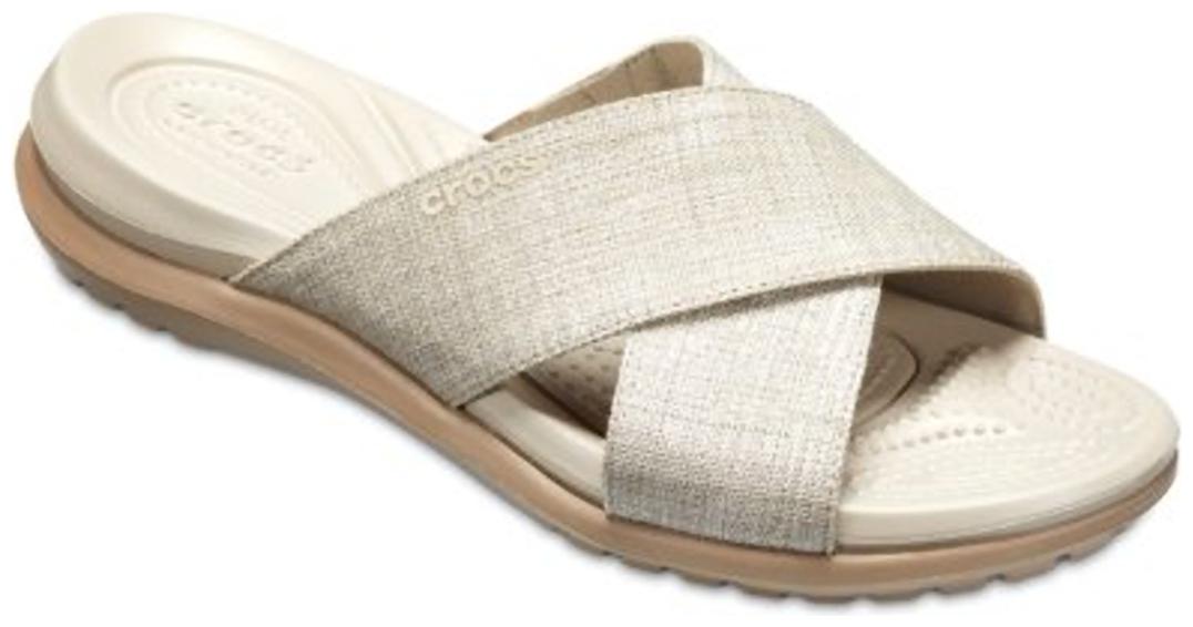 

Crocs Women s Beige Capri Sandals