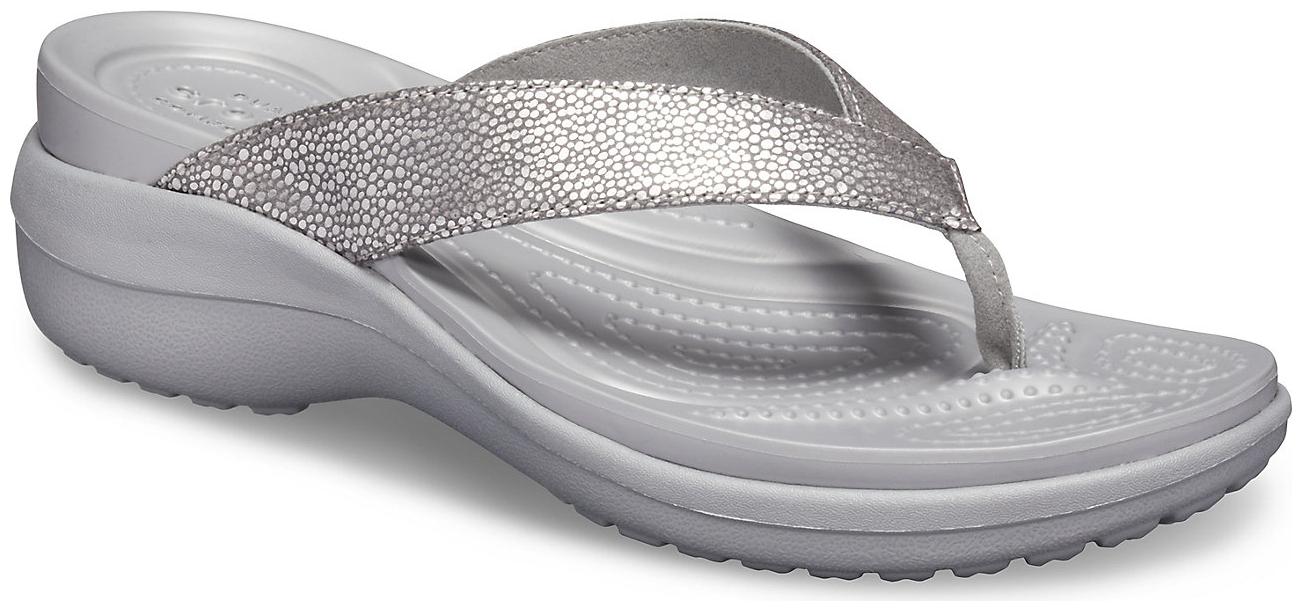 

Crocs Women s Grey Capri Sandals