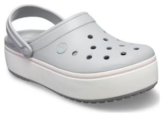 Crocs Men's Grey Crocband Clogs