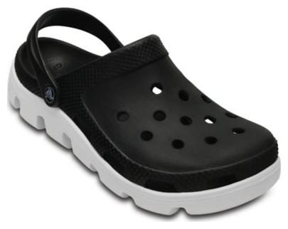 

Crocs Men s Black Duet Clogs