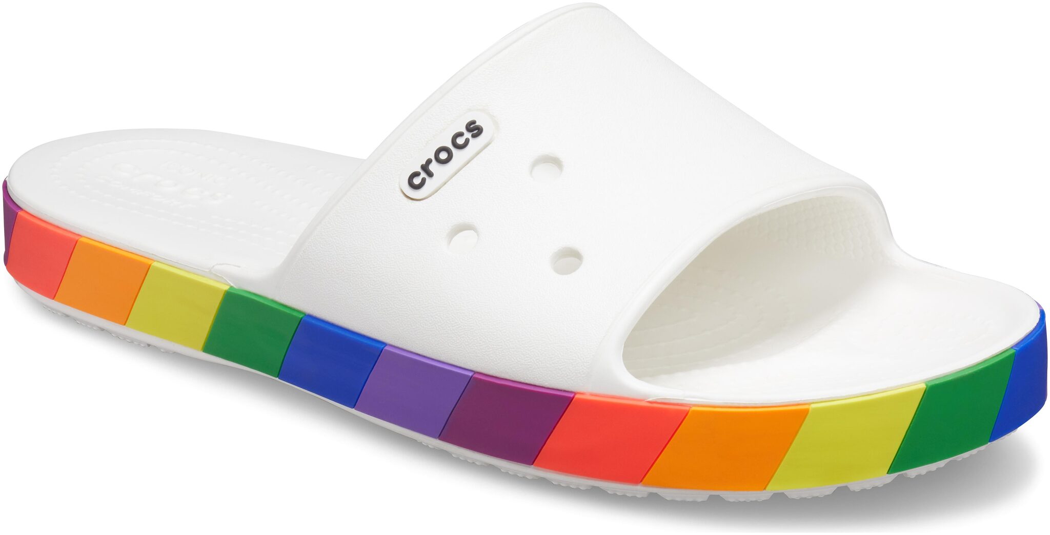 

Crocs Unisex White Sliders - 1 Pair