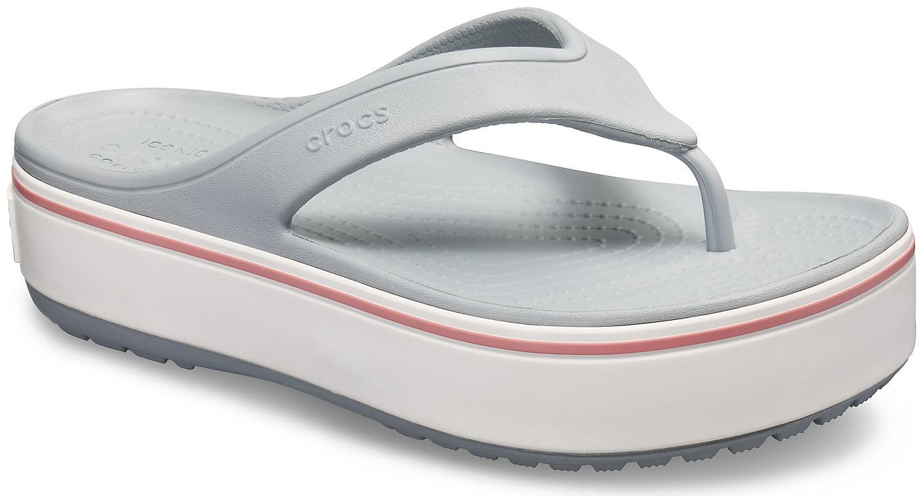 

Crocs Unisex Grey Flip-Flops - 1 Pair