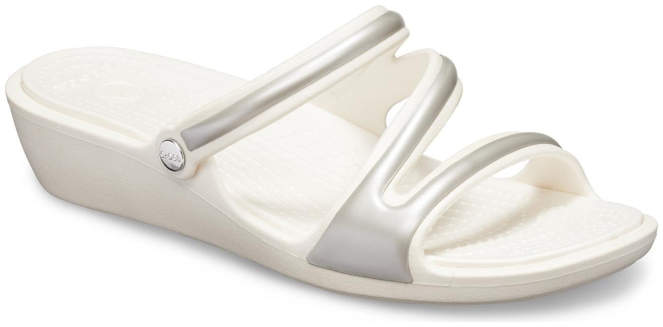 

Crocs Women s Silver Patricia Heels
