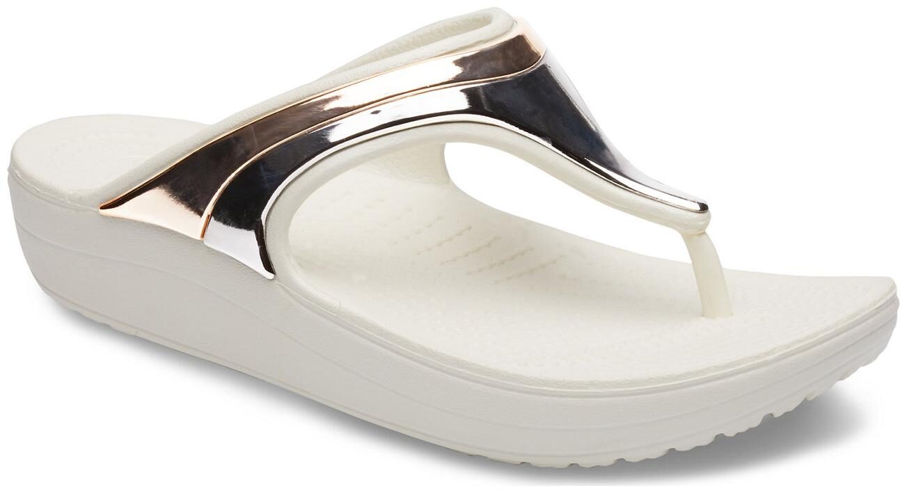 

Crocs Women s silver Sloane Sandals