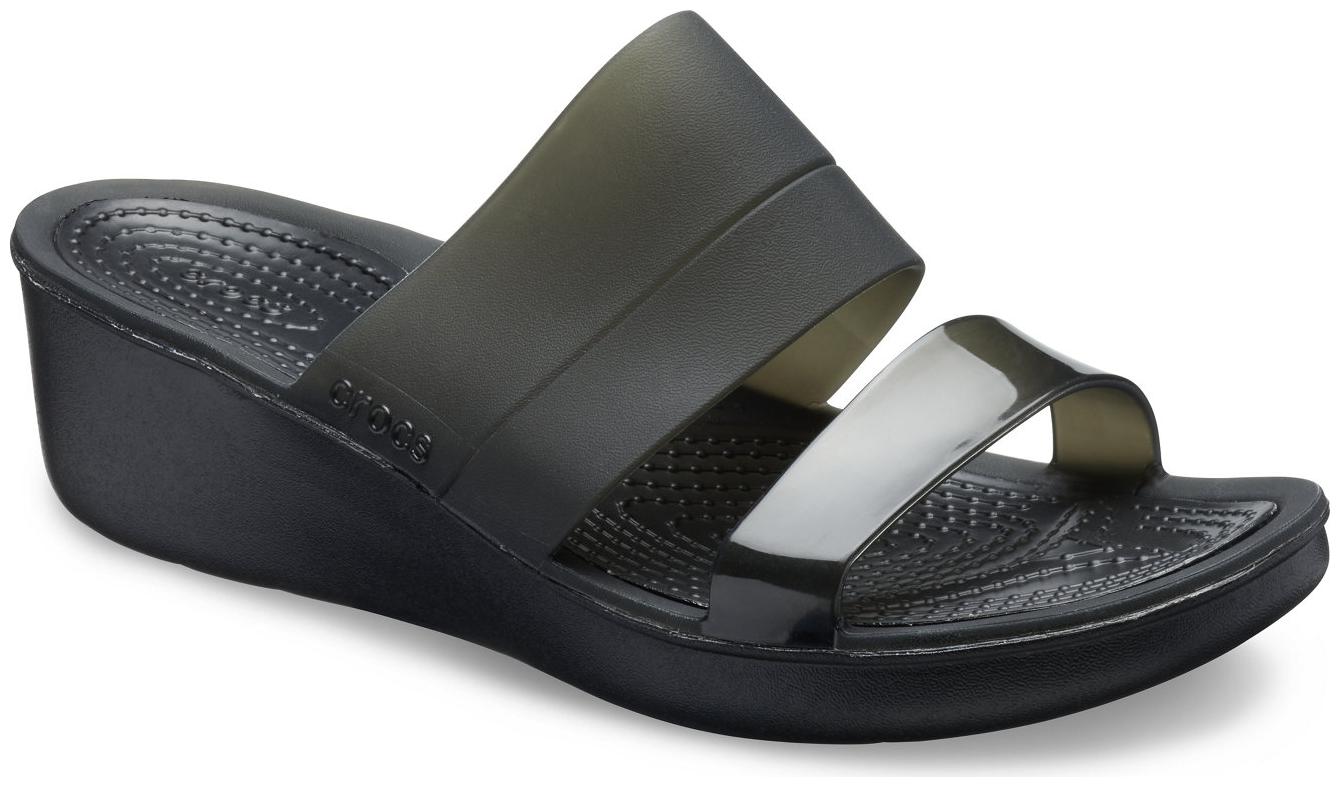 

Crocs Women s Black Color Block Sandals
