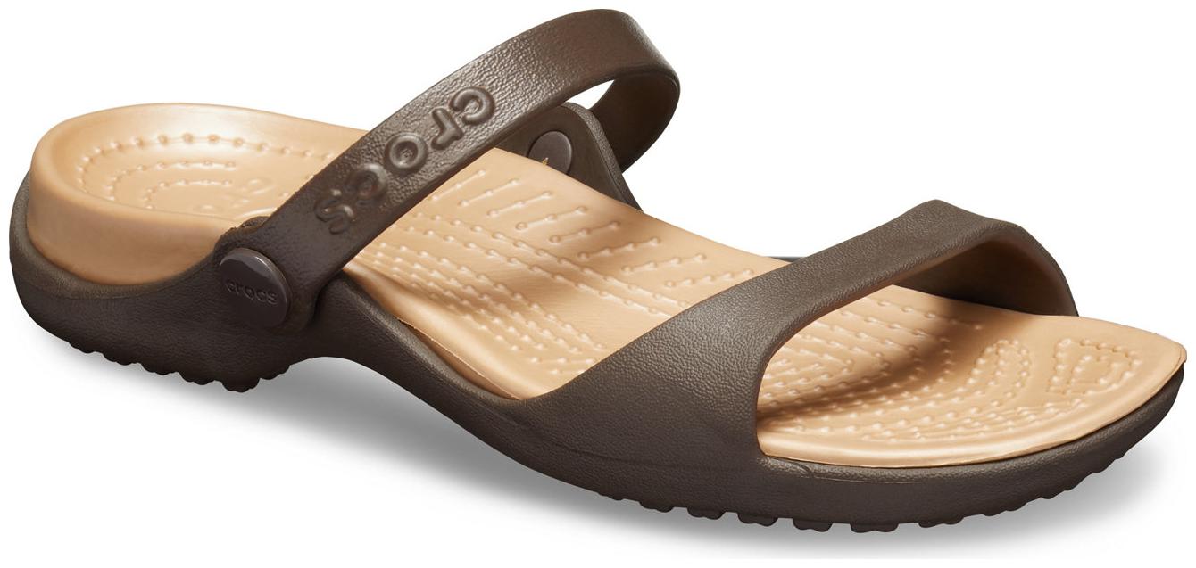 

Crocs Women s Brown Cleo Sandals