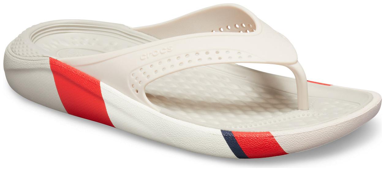 

Crocs Men s White LiteRide Flip Flops