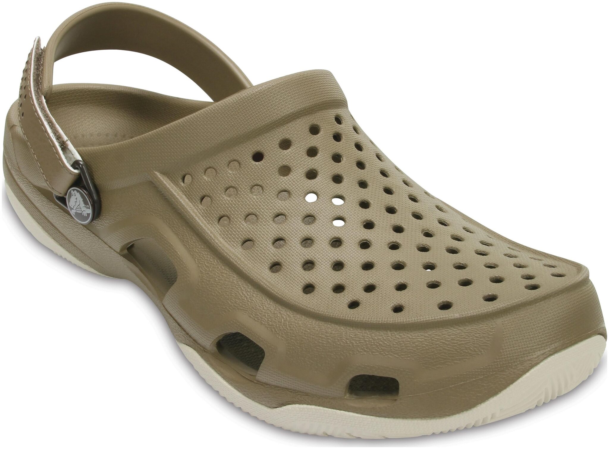 

Crocs Men Brown Swiftwater Deck Clogs 203981-26P