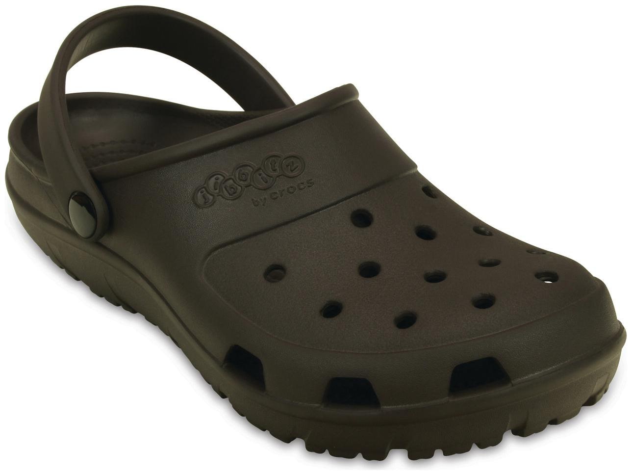 

Crocs Men Brown Jibbitz by Presley Clogs 202964-206