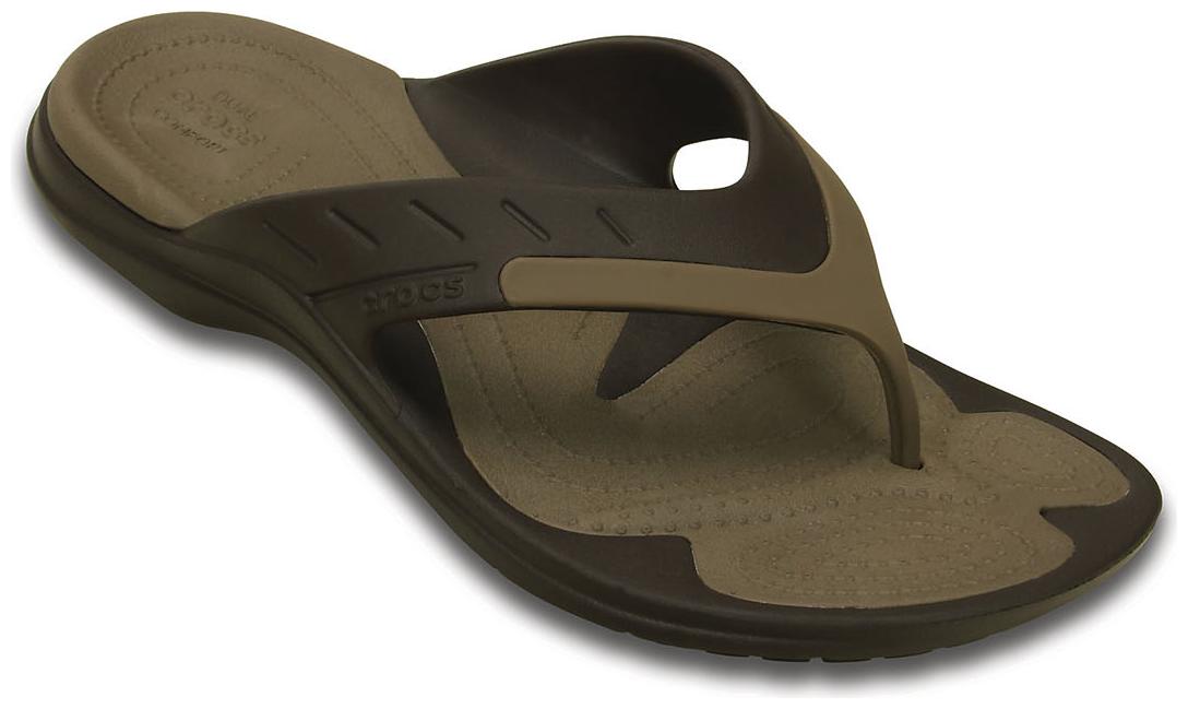 

Crocs Men s Brown MODI Flip Flops
