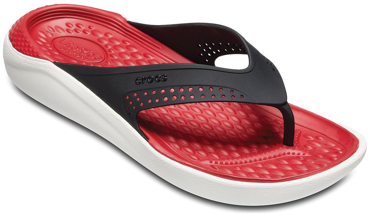 

Crocs Red Slippers Flip Flops For Men