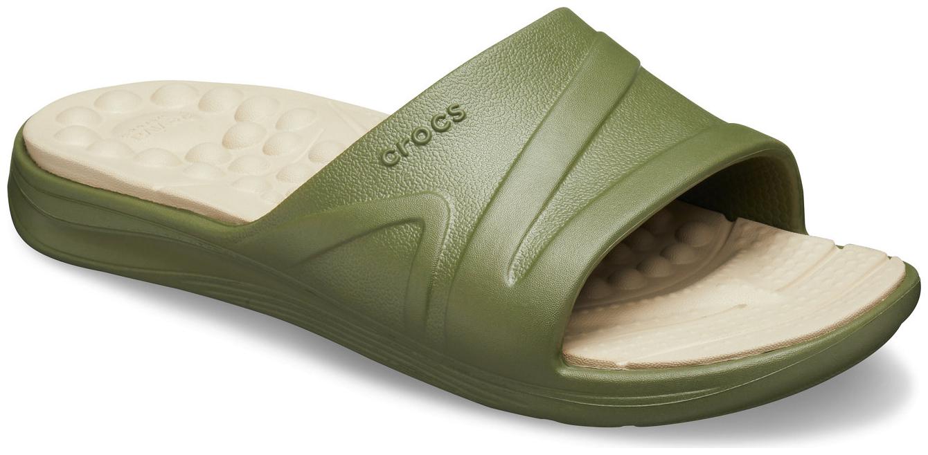 

Crocs Men s Black Reviva Sliders